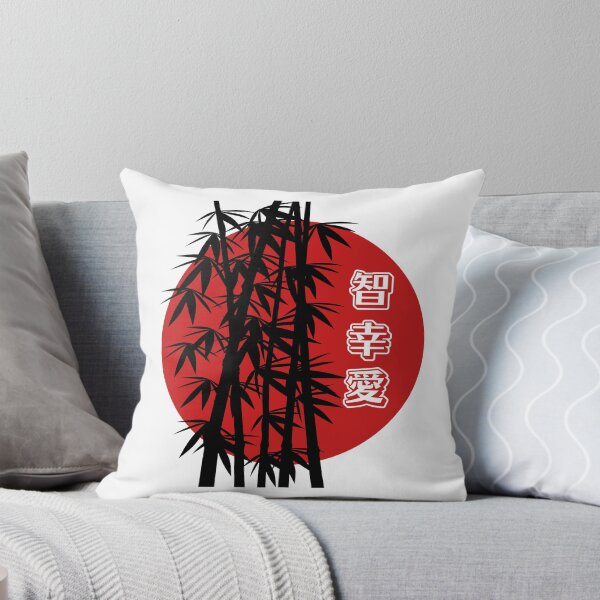 Item preview, Wisdom Happiness Love Japan Bamboo T-Shirt Cool Design Tee designed and sold by LJ4EVER.