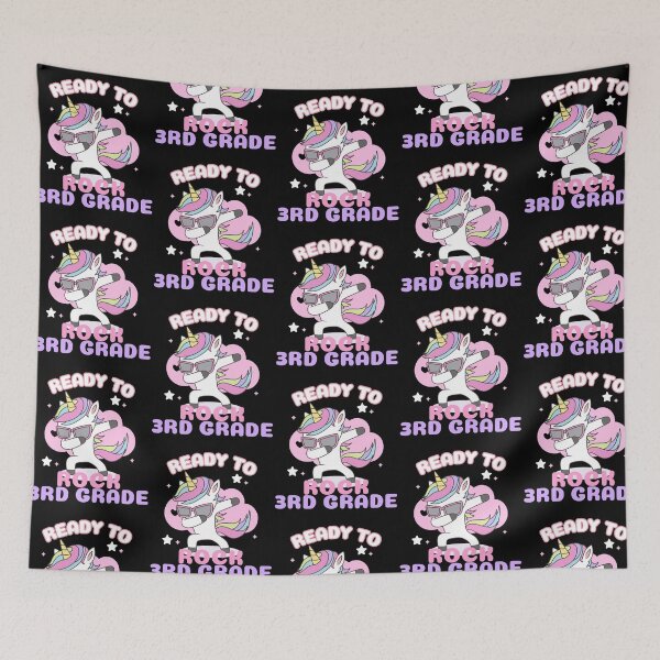 Item preview, Back To School 3rd Grade Dabbing Unicorn designed and sold by LadySaltwater.