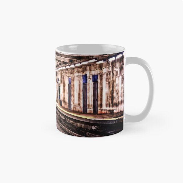 Item preview, Looking Into Mouth of Empty Grungy Blueline Subway Tunnel Boston MBTA designed and sold by Stephen Orsillo.