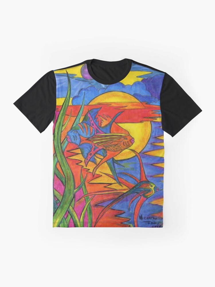 Alternate view of 3 FISH Graphic T-Shirt