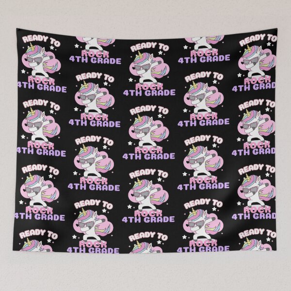 Item preview, Back To School 4th Grade Dabbing Unicorn designed and sold by LadySaltwater.