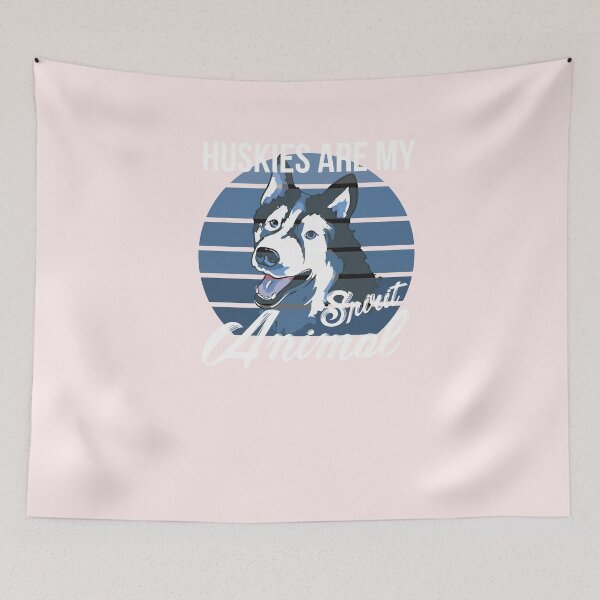 Item preview, Siberian Husky dogs, puppies love dogs saying retro design designed and sold by brunsch-print.
