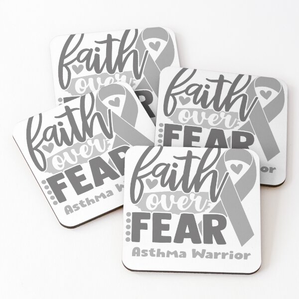 Item preview, Faith Over Fear Asthma Warrior designed and sold by largellie.