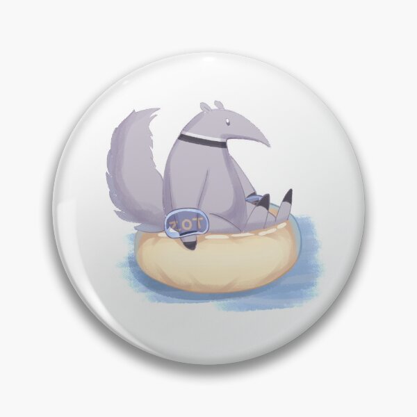 Item preview, Floaty Swimming Anteater designed and sold by KiruumuArt.