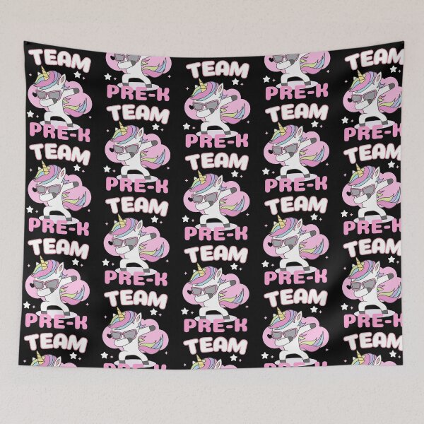 Item preview, Back To School Team Pre-K Dabbing Unicorn designed and sold by LadySaltwater.