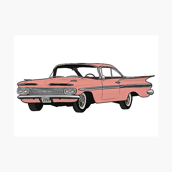 1959 Chevrolet Impala Wall Art Redbubble