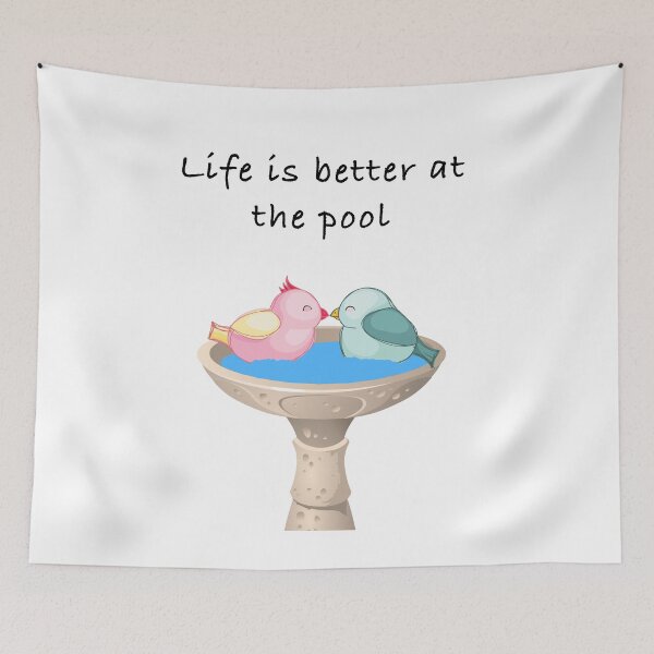 Item preview, Life is Better at the Pool designed and sold by Kangavark.