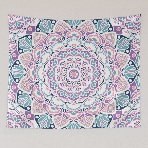Item preview, Pink and Purple Mandala Kaleidoscope designed and sold by Julie Erin Designs.