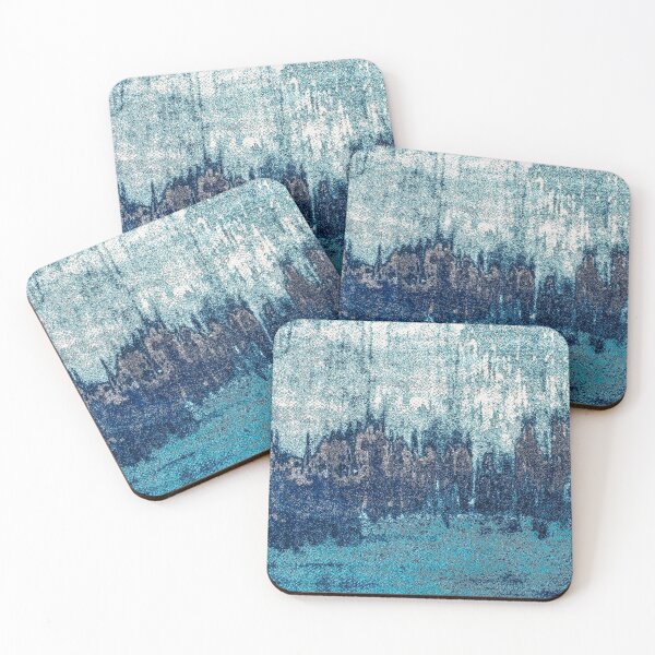 Item preview, Abstract Area Rug Blue designed and sold by W. Chahir®.