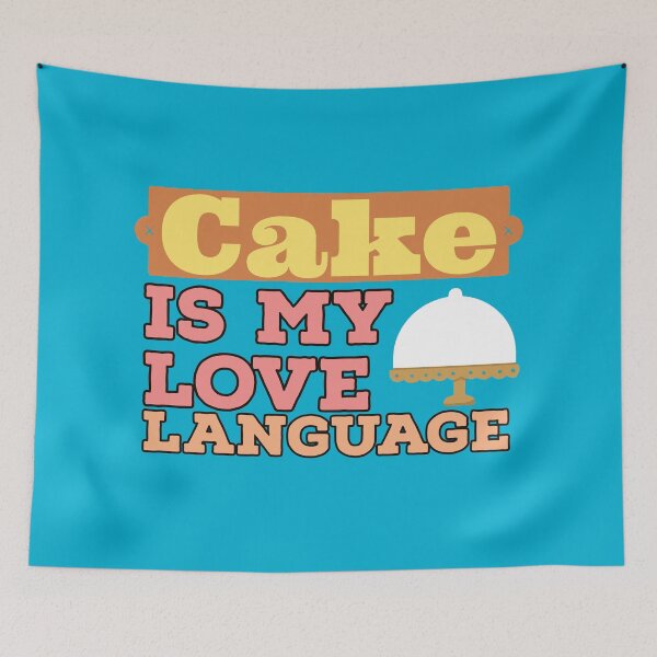 Item preview, Cake is my love language  designed and sold by EmotionArt.