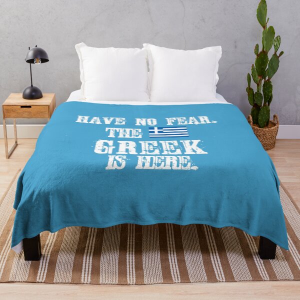 Item preview, Have No Fear The Greek Is Here  -Flag of Greece designed and sold by obedtheartist.