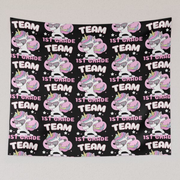 Item preview, Back To School 1st Grade Dabbing Unicorn designed and sold by LadySaltwater.