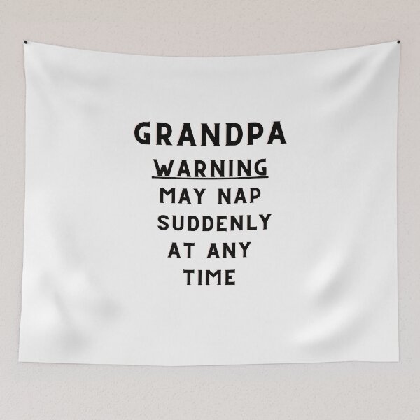 Item preview, Grandpa Warning May Nap Suddenly At Any Time designed and sold by Chanchane Store.