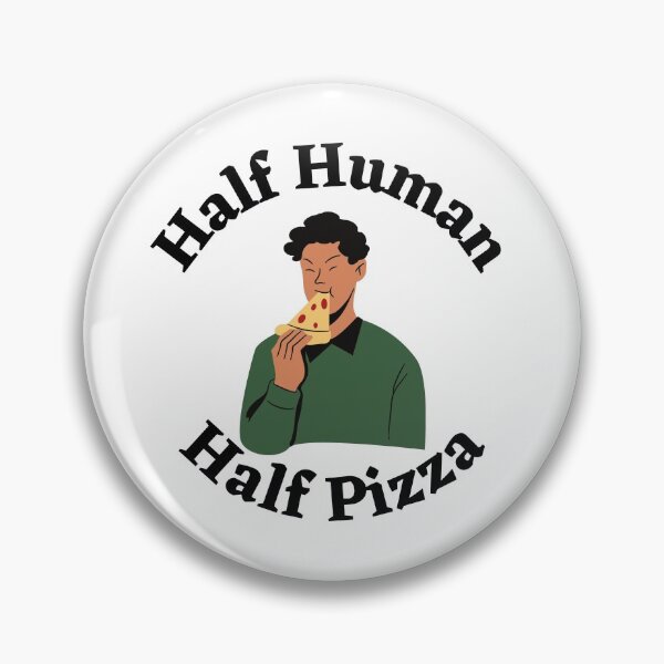 Item preview, Half Human Half Pizza Man designed and sold by tiredandbored.