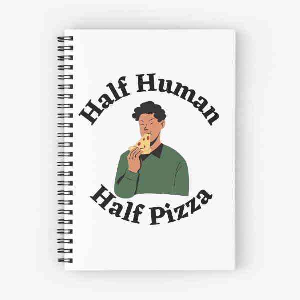 Item preview, Half Human Half Pizza Man designed and sold by tiredandbored.