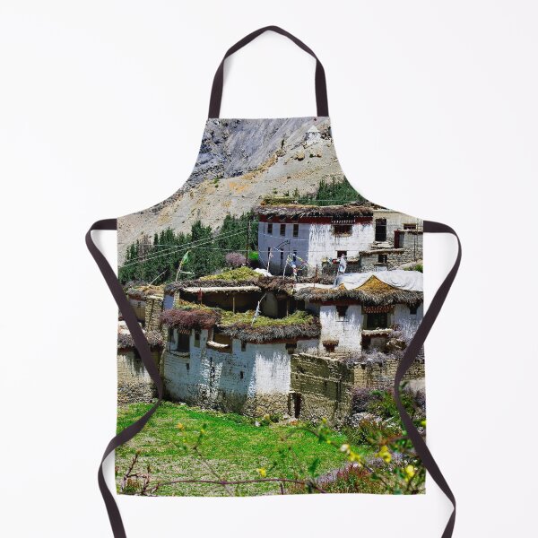 Artikelvorschau, Malerische traditionelle Himalaya-Dorfhäuser, Himalaya entworfen und verkauft von worldways.