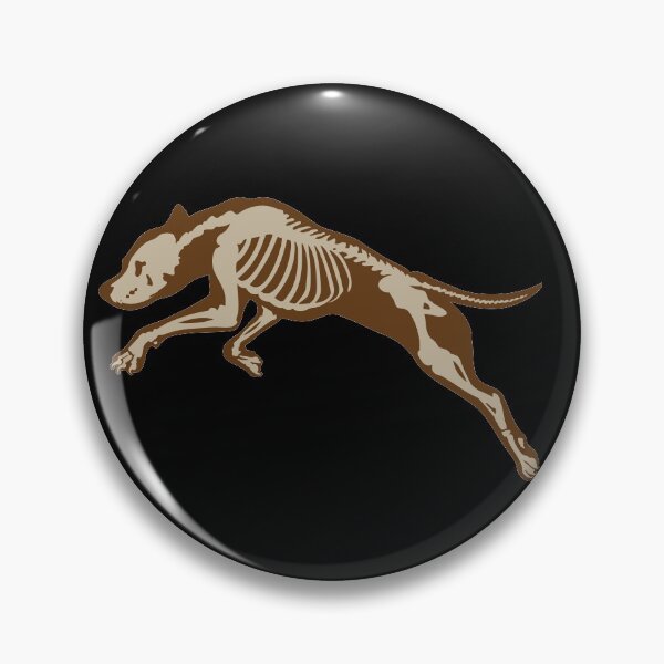 Item preview, Jumping dog skeleton designed and sold by BBQSNAKE.