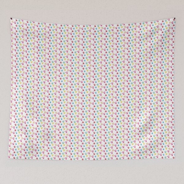 Item preview, Cat Paws Kitty Colorful Pattern designed and sold by ValeriesGallery.