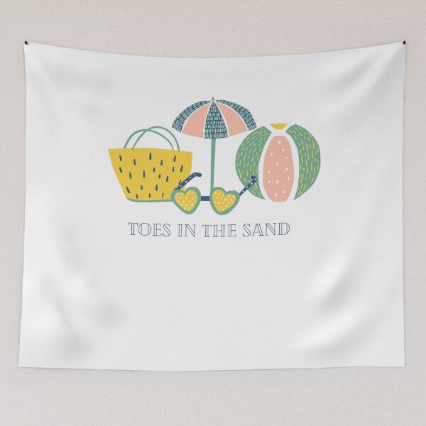 Item preview, Toes in the Sand designed and sold by The Long's Way Home.