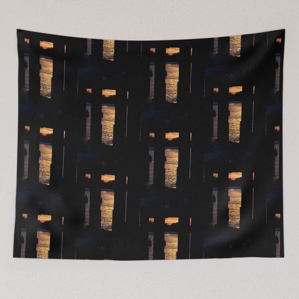 Item preview, Sunset Under the Loop Bridge designed and sold by KarenDinan.