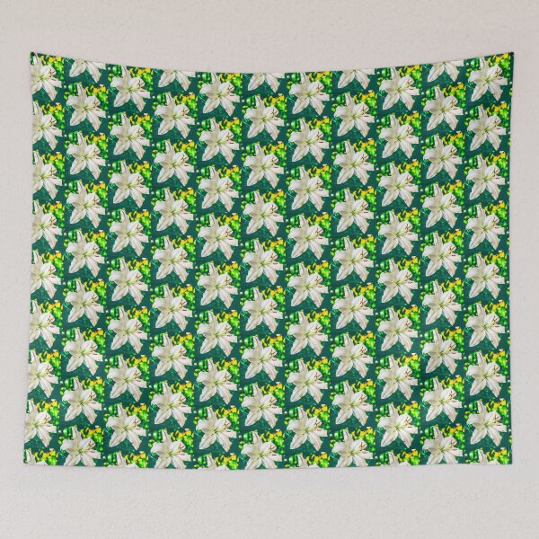 Item preview, Peaceful white lily poster designed and sold by JD369.