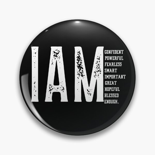 Item preview, I am positive affirmation designed and sold by Amine-Creation.
