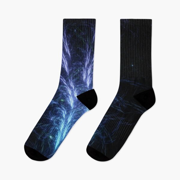 Item preview, Beautiful Abstract Pattern Of Colored Smooth Lines On A Black Background designed and sold by tatkhagata.