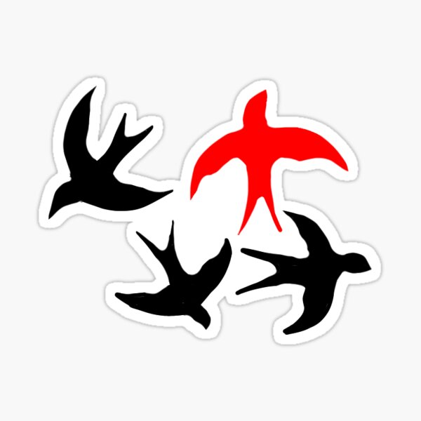 Goner Birds Sticker