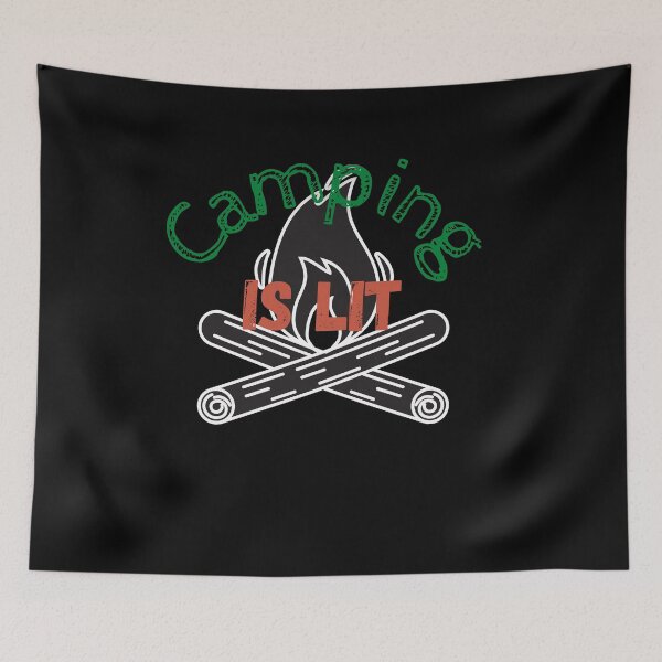 Item preview, Camping is Lit designed and sold by The Long's Way Home.