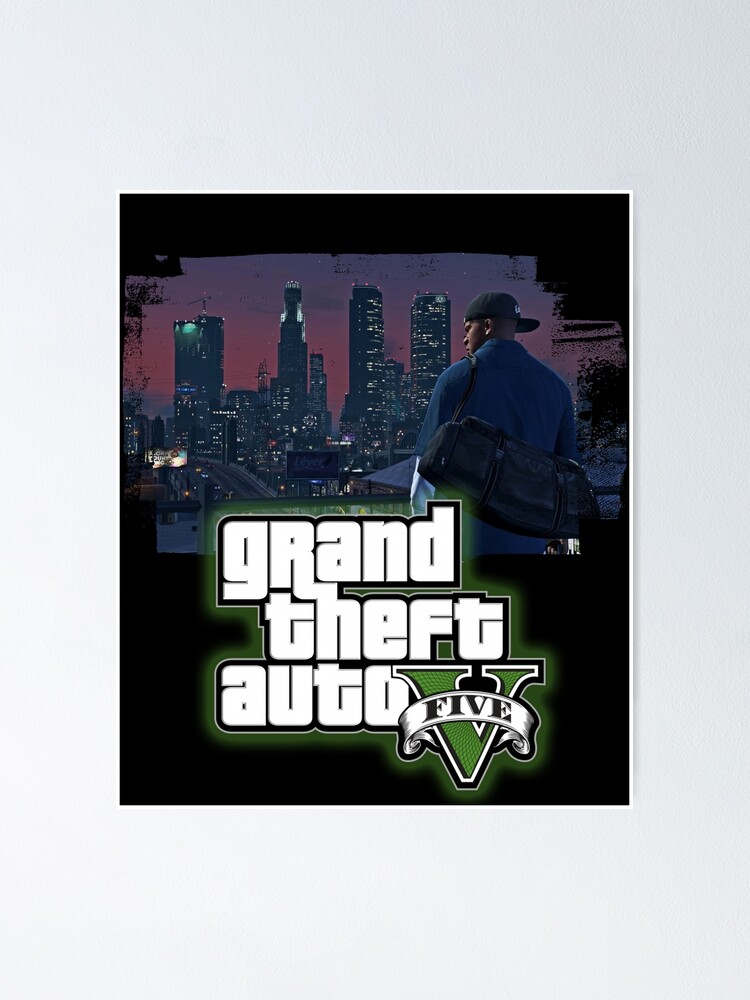 GTA V Grand Theft Auto 5 Poster – Aesthetic Wall Decor