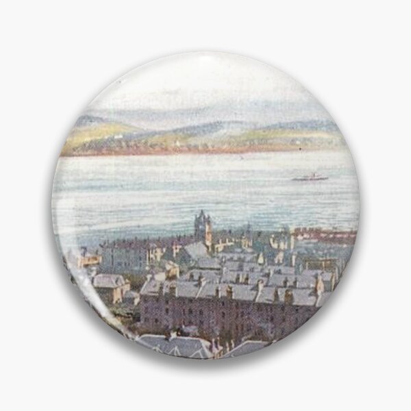 Item preview, Vintage Illustration of Gourock From Tower Hill, Inverclyde designed and sold by yourscotland.