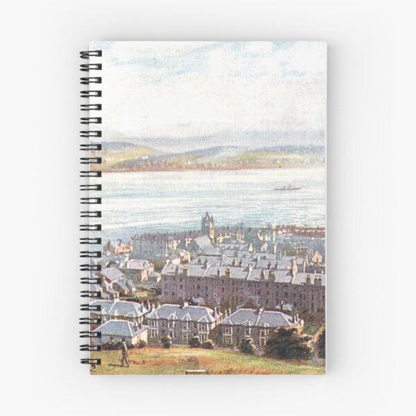 Item preview, Vintage Illustration of Gourock From Tower Hill, Inverclyde designed and sold by yourscotland.