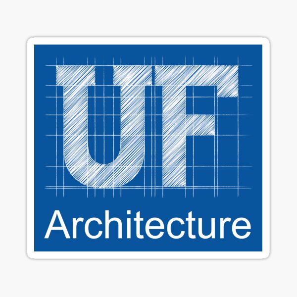 Item preview, UF Architecture Logo designed and sold by Moonman642.