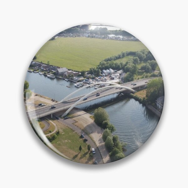 Item preview, Walton-on-Thames Bridge From Above designed and sold by MarkGoughImages.