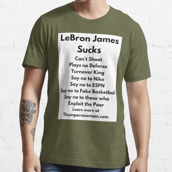 LeBron Slam for Men and Women LeBron James Essential T-Shirt | Redbubble