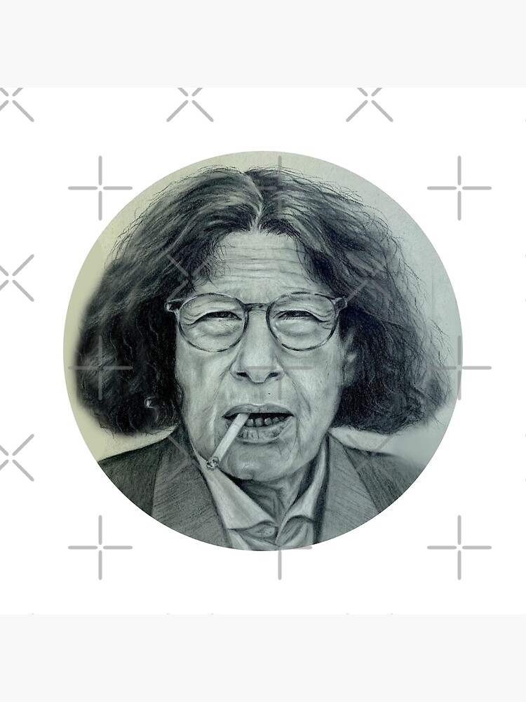 “The Funny Fran Lebowitz " Poster by Manga-101 | Redbubble