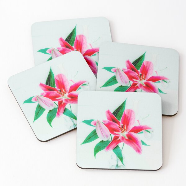 Item preview, Pink lily poster designed and sold by JD369.
