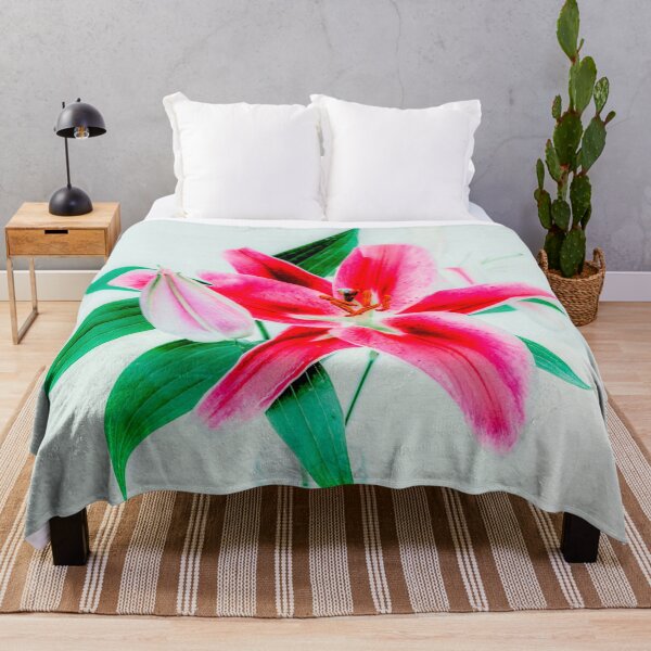 Item preview, Pink lily poster designed and sold by JD369.