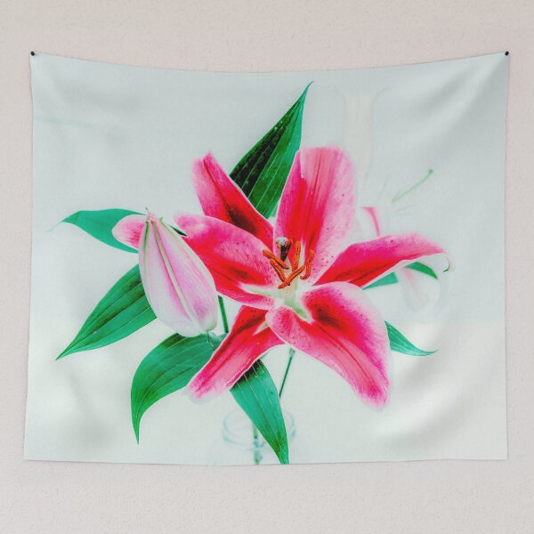 Item preview, Pink lily poster designed and sold by JD369.