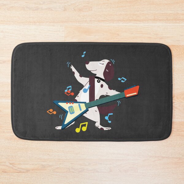 Item preview, Dog Playing Guitar designed and sold by SkyAfterDusk.