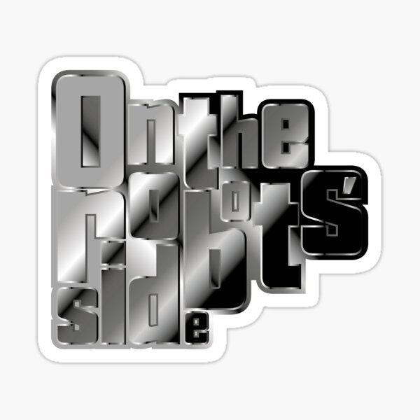 On the robots' side Sticker