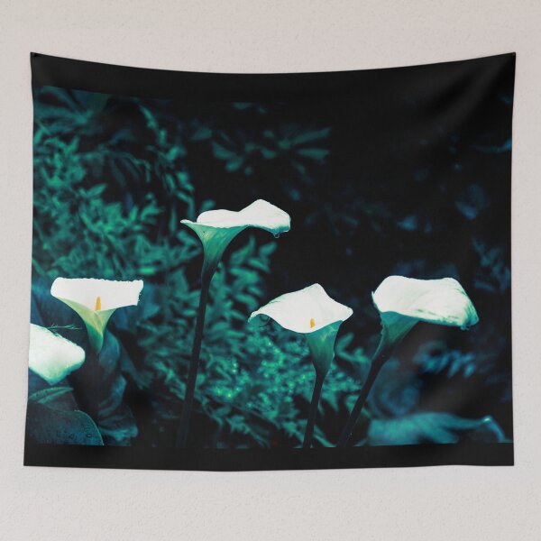 Item preview, White lilies bloom flower  designed and sold by JD369.