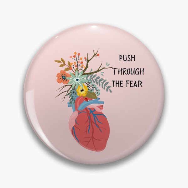 Item preview, Push Through the Fear designed and sold by PlumNearly.
