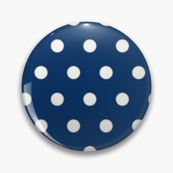 Item preview, Navy Blue Polka Dot Pattern designed and sold by TheCatmeow2000.