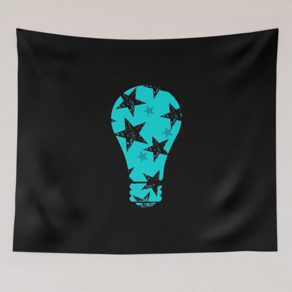 Item preview, Lightbulb Pattern Stars designed and sold by titanosdesign.