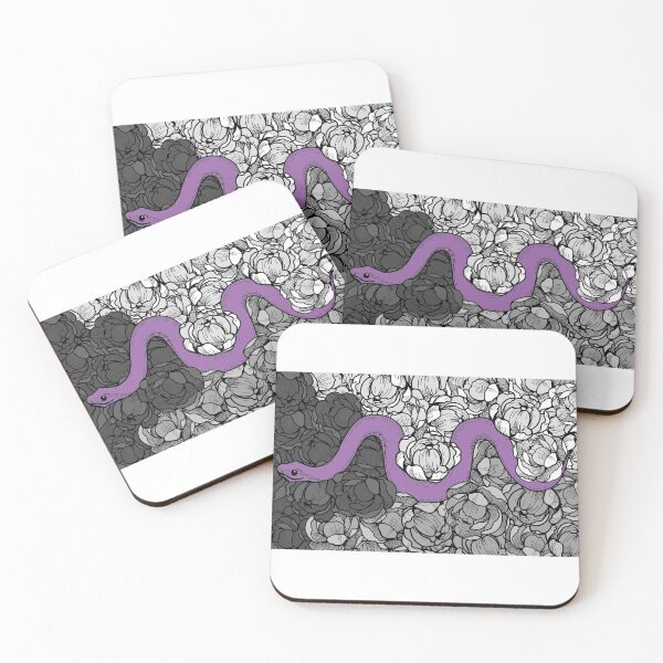 Item preview, Demisexual Pride Floral Snake Design designed and sold by izzychar.