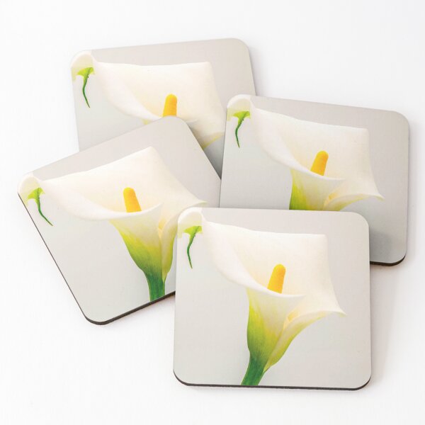 Item preview, White lilies bloom flower  designed and sold by JD369.