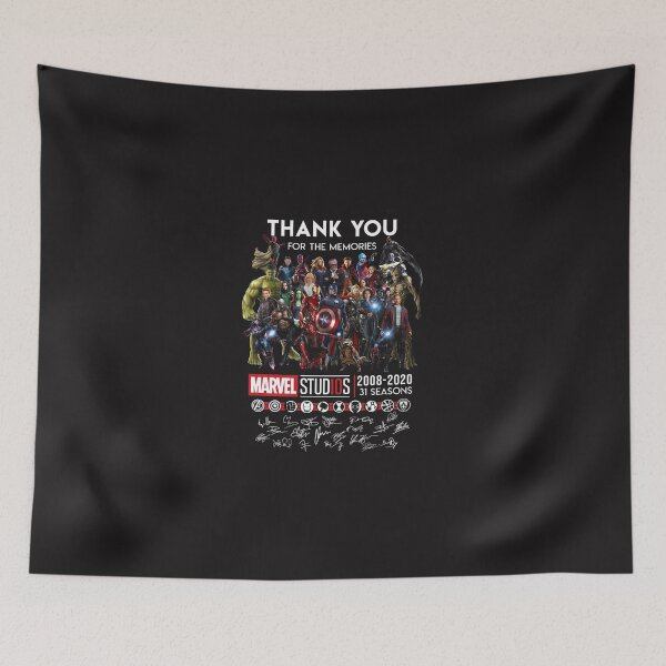Item preview, Mar-vel-Sudios- 2008-2020 Signature Thank You for The Memories Tshirt designed and sold by MinaHeil.