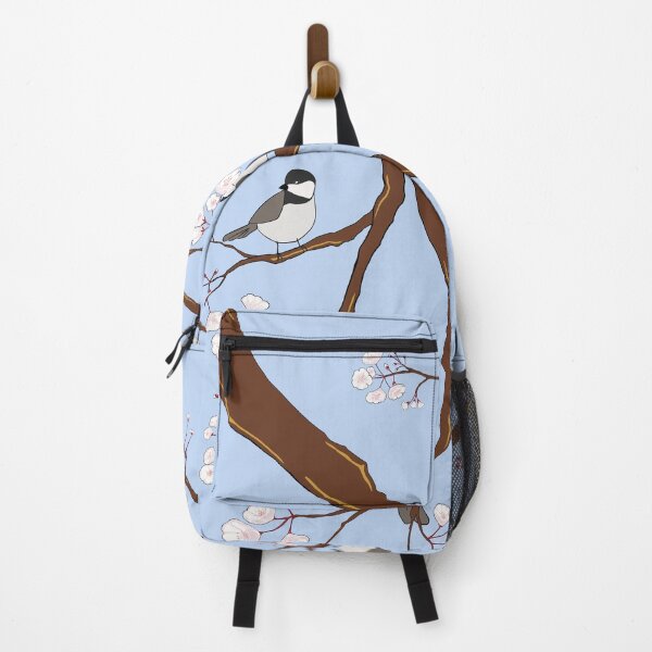 Item preview, Chickadees in the Cherry Blossoms designed and sold by JMPatenaude.
