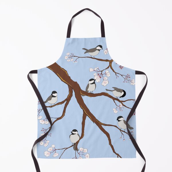 Item preview, Chickadees in the Cherry Blossoms designed and sold by JMPatenaude.
